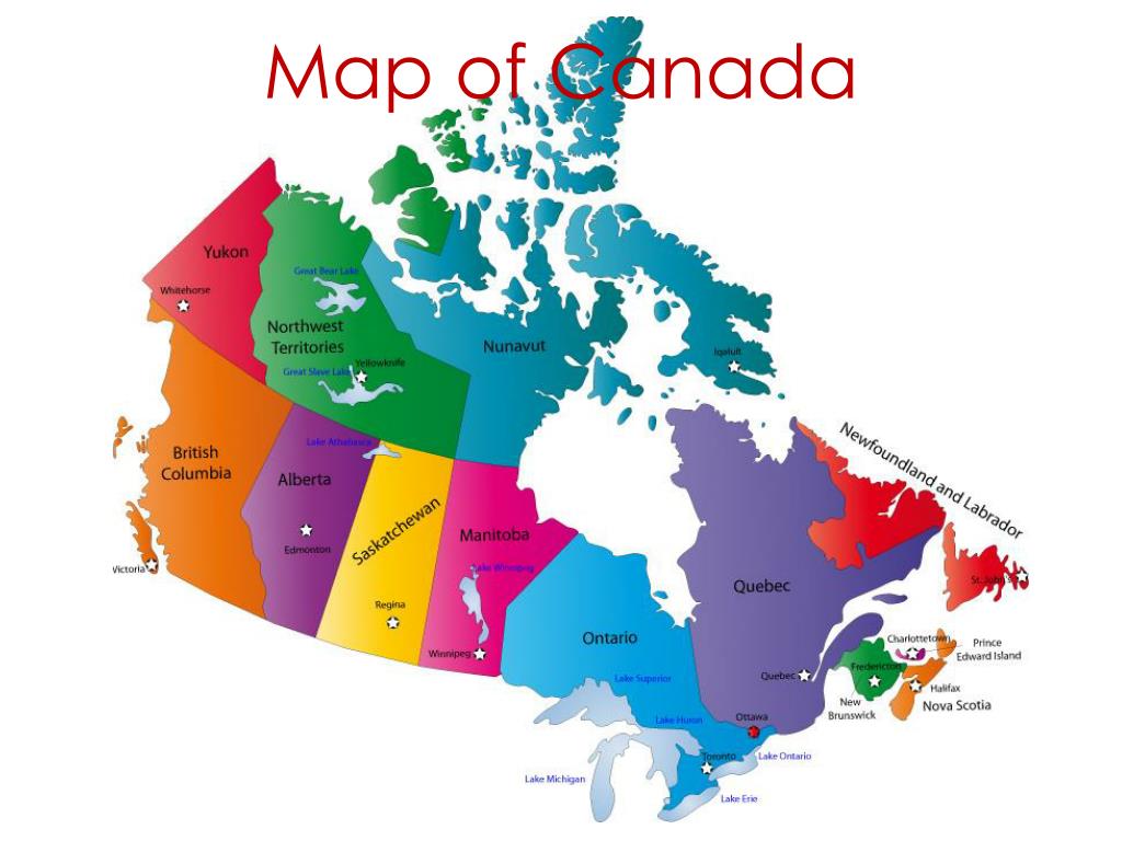 نقشه کانادا تورنتو 