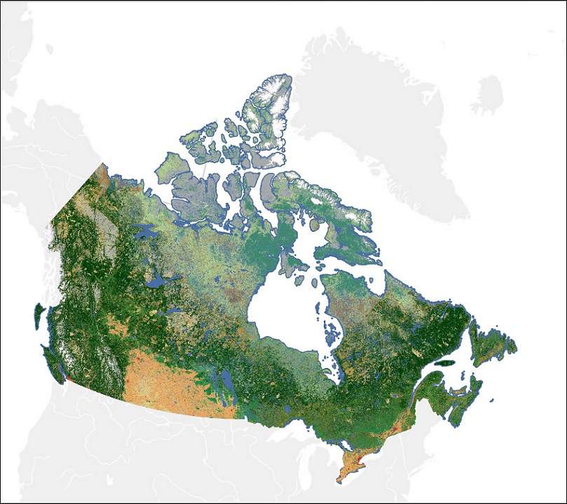 نقشه ی اقلیمی کانادا